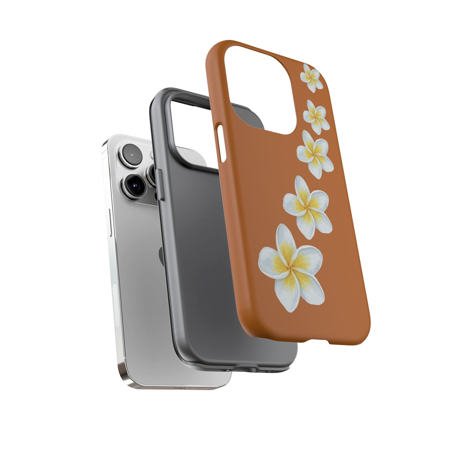 Flower Me Orange Durable Phone Cases