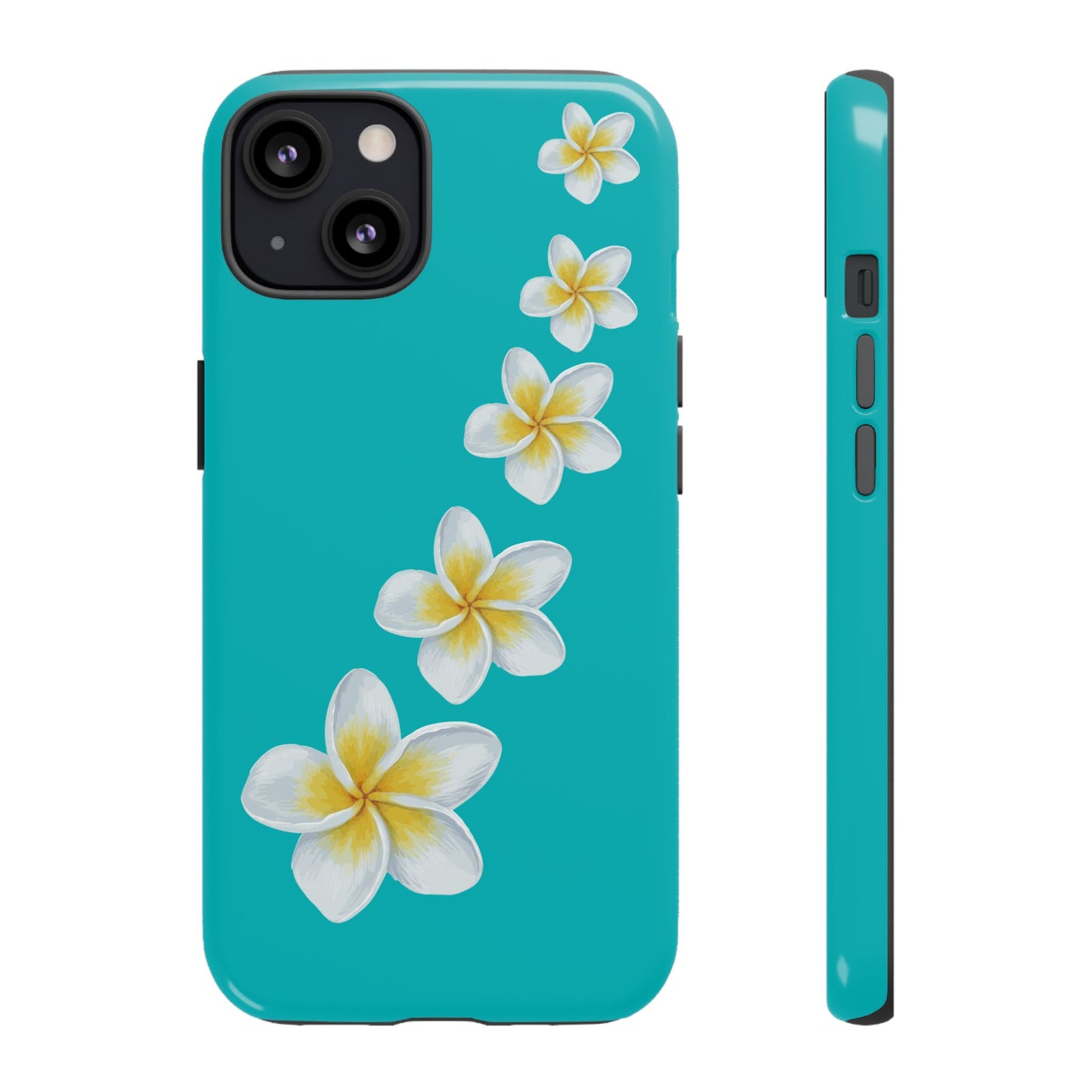 Flower Me Blue Durable Phone Case