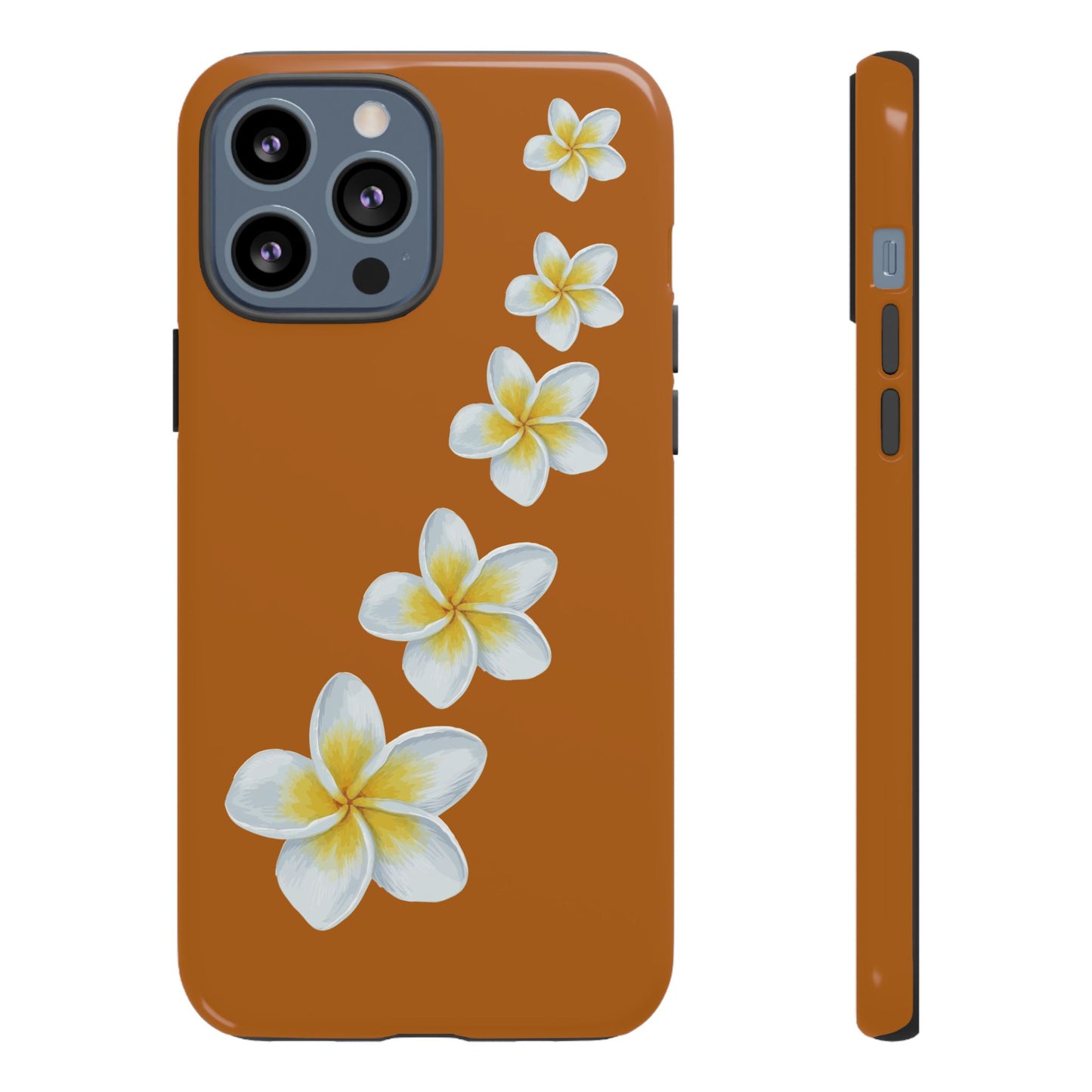 Flower Me Orange Durable Phone Cases