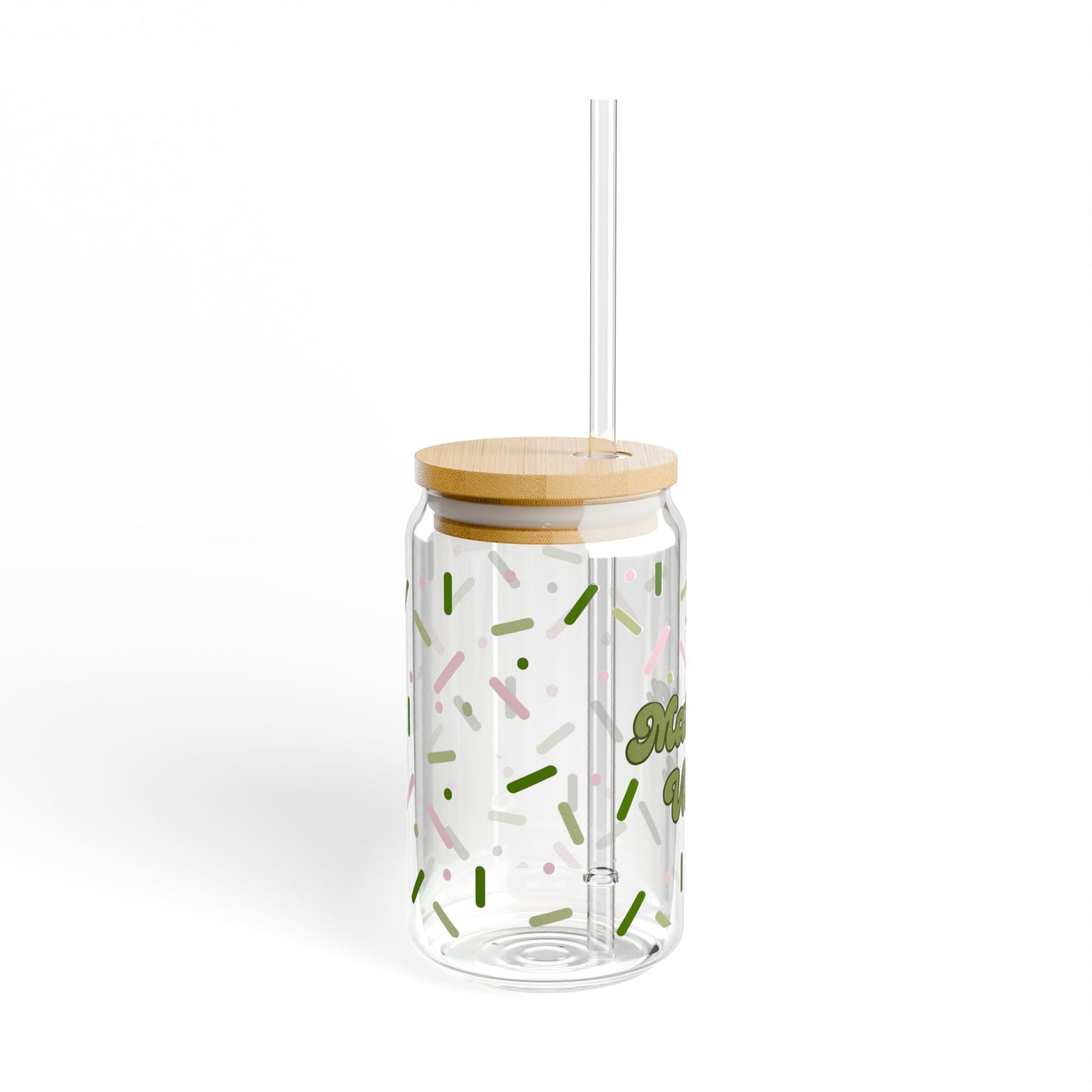 Matcha Vibes Glass Sipper