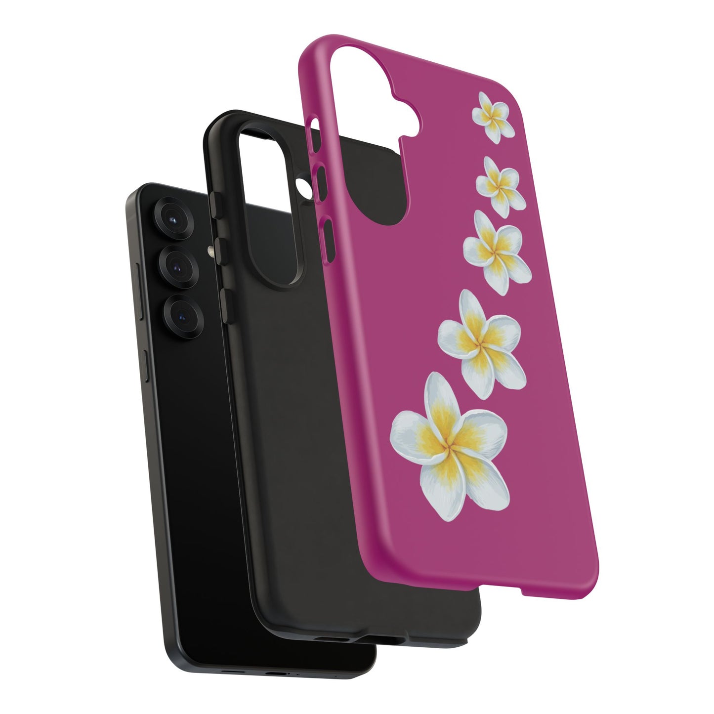 Flower Me Fuchsia Durable Phone Case
