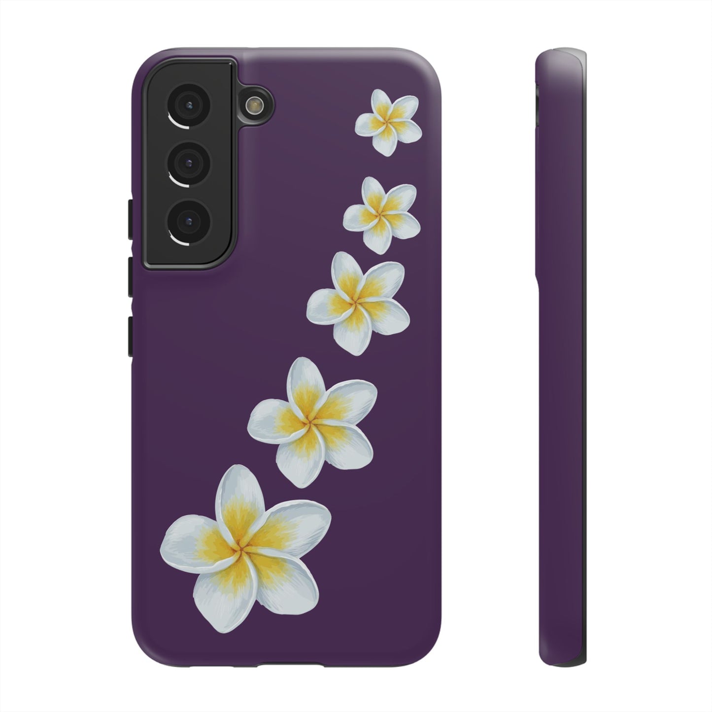Flower Me Purple Durable Phone Case