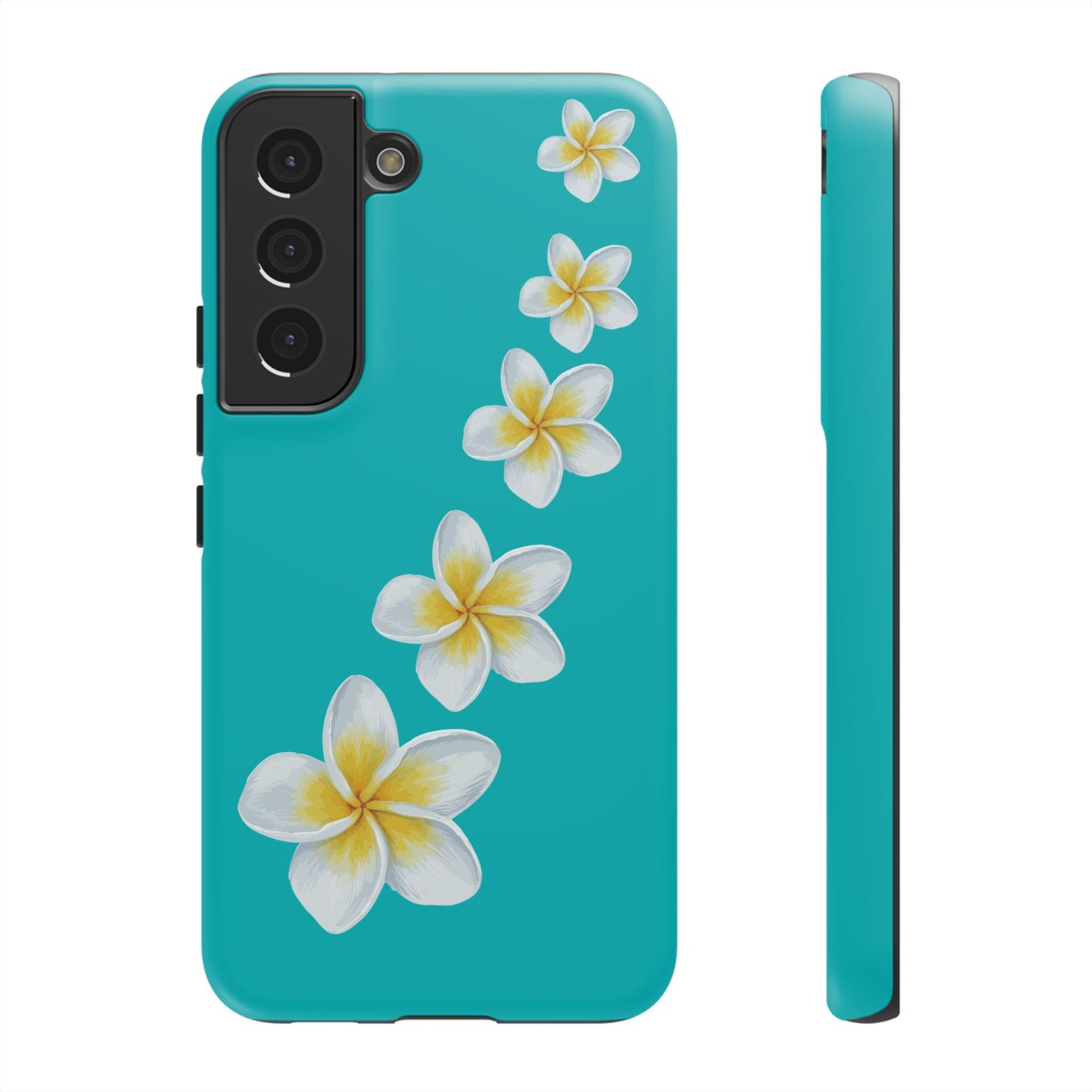 Flower Me Blue Durable Phone Case
