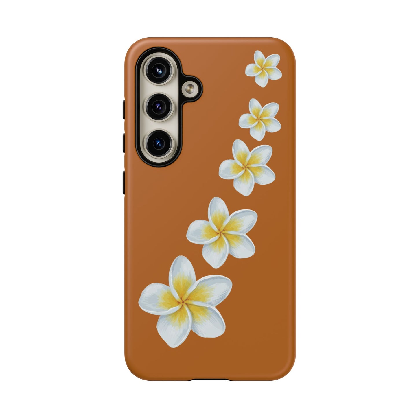 Flower Me Orange Durable Phone Cases