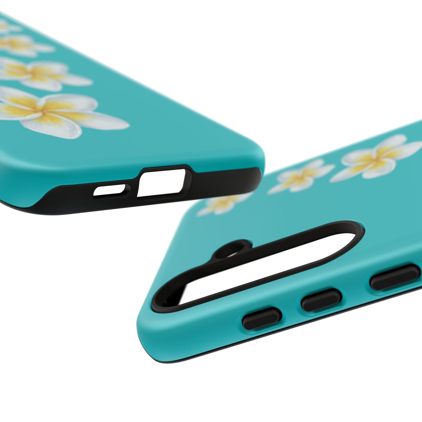 Flower Me Blue Durable Phone Case
