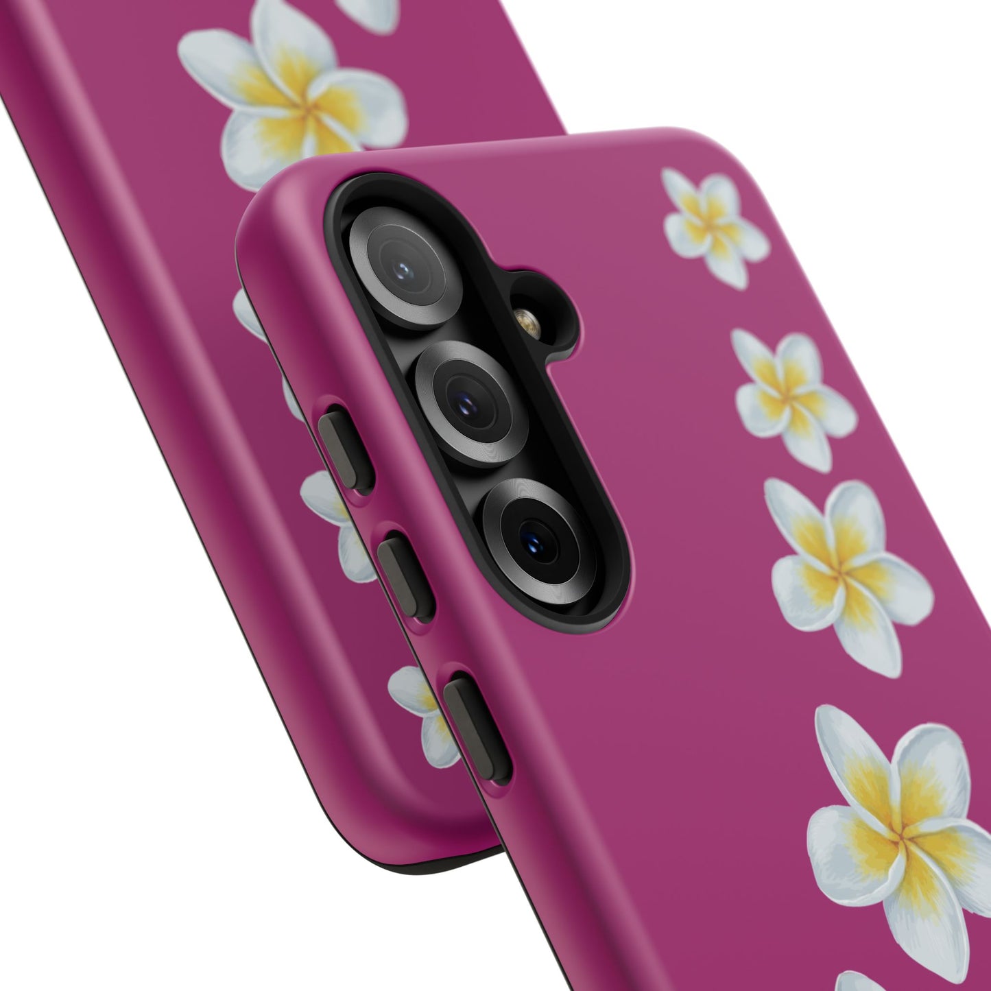 Flower Me Fuchsia Durable Phone Case