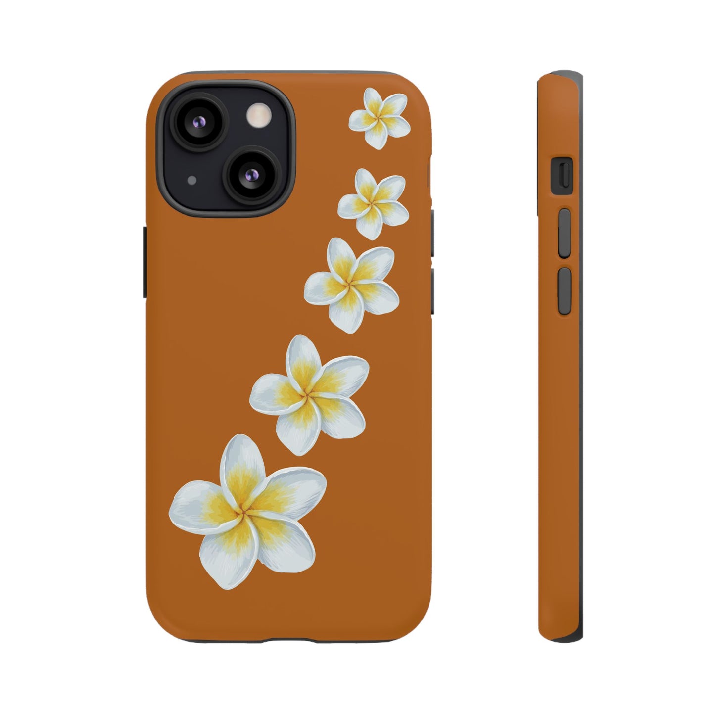 Flower Me Orange Durable Phone Cases