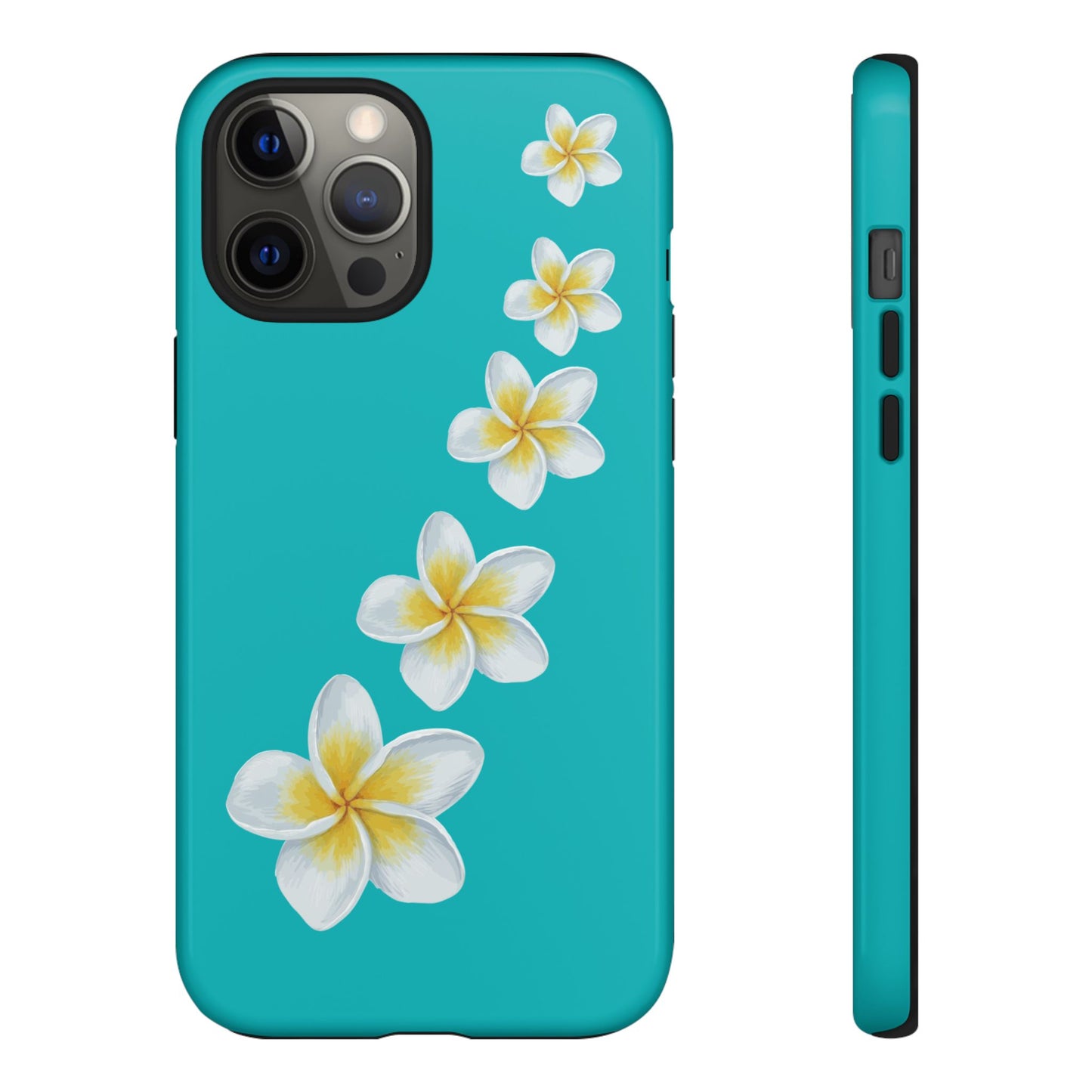 Flower Me Blue Durable Phone Case
