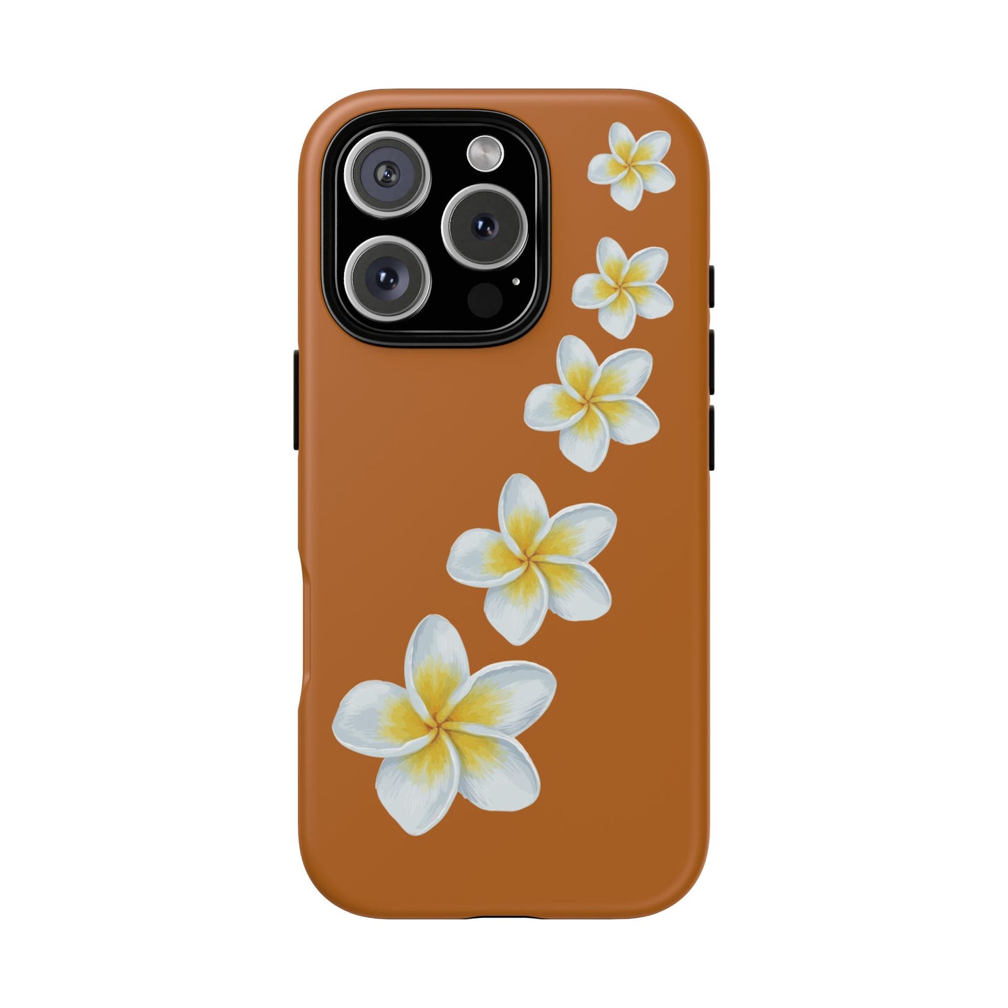Flower Me Orange Durable Phone Cases
