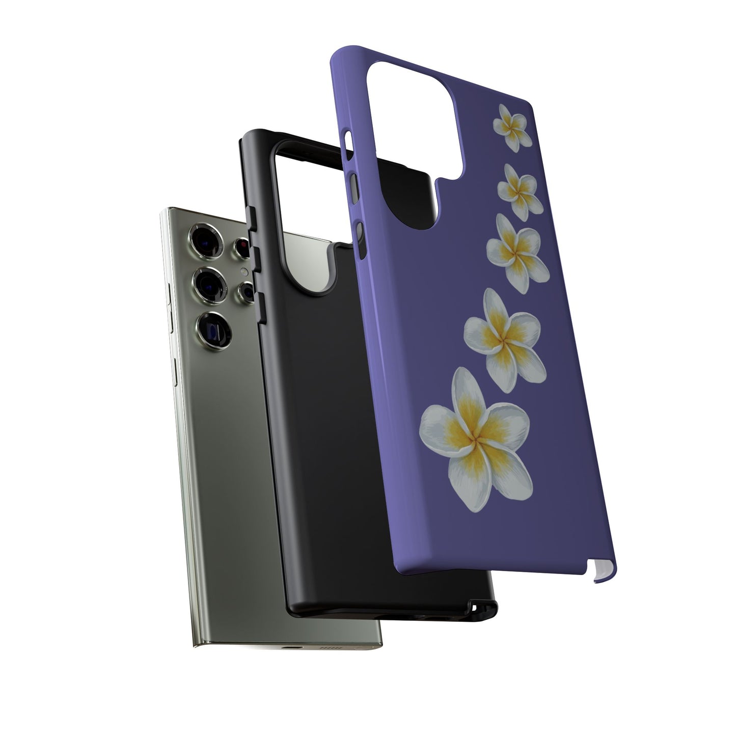 Flower Me Indigo Durable Phone Case