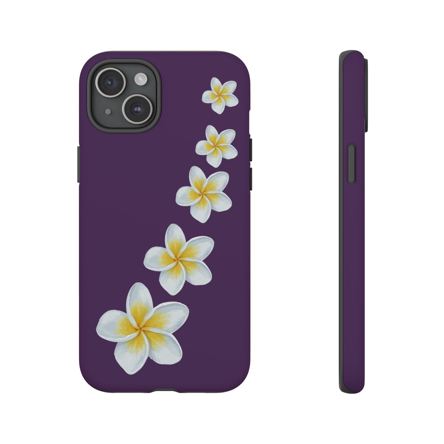 Flower Me Purple Durable Phone Case