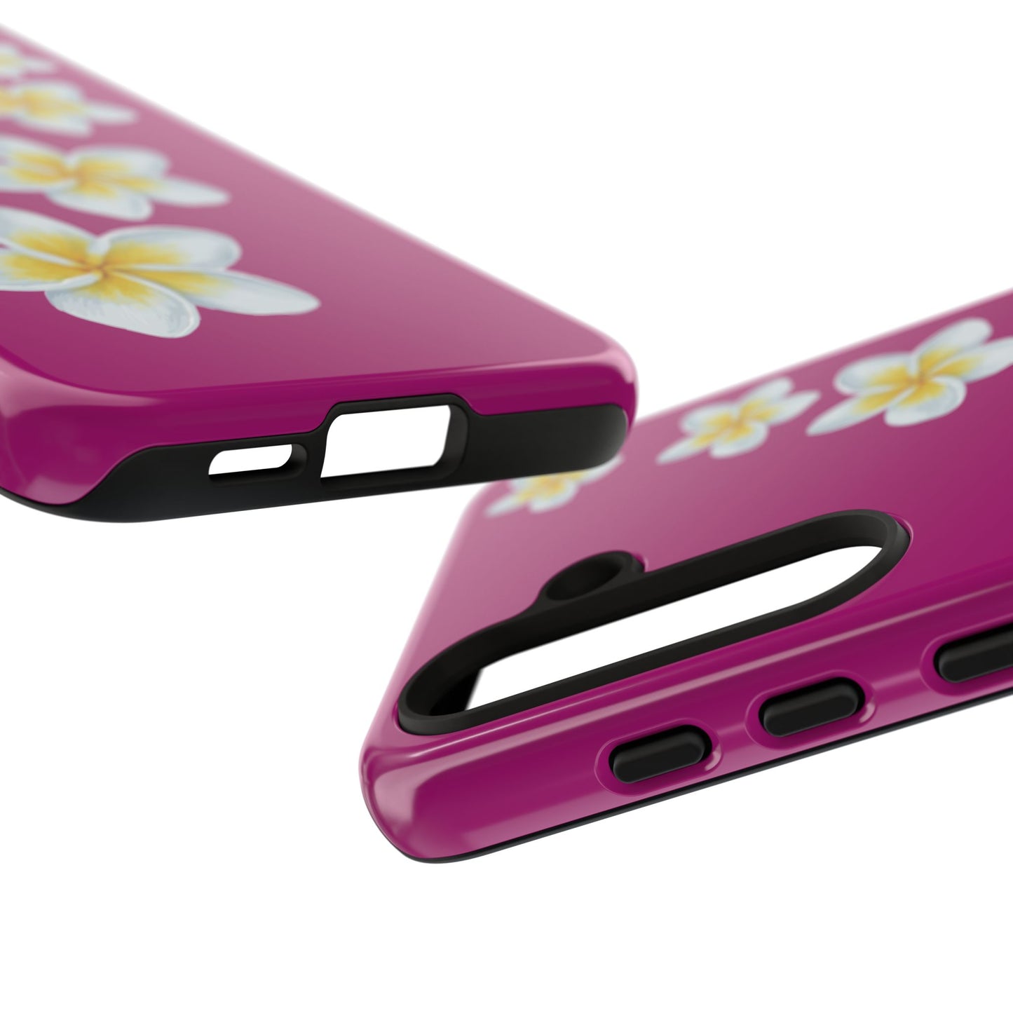 Flower Me Fuchsia Durable Phone Case