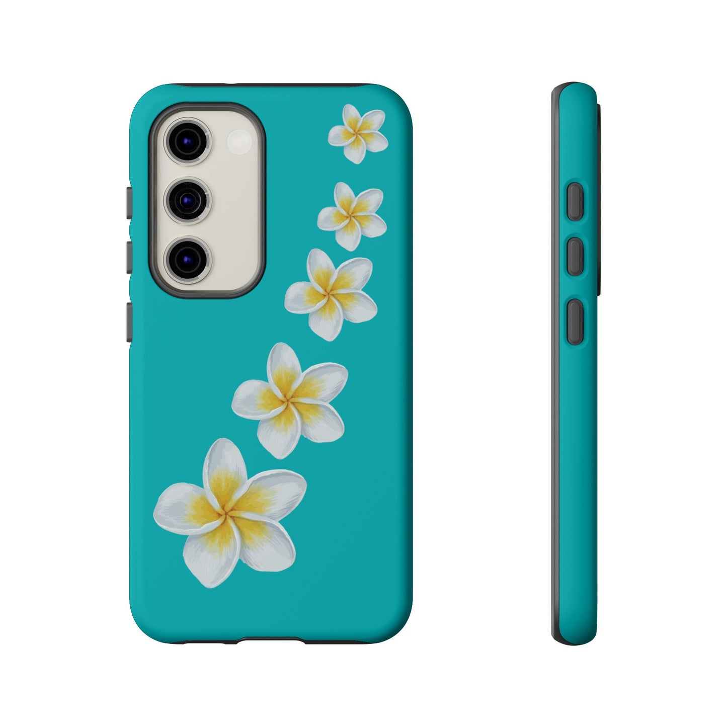 Flower Me Blue Durable Phone Case