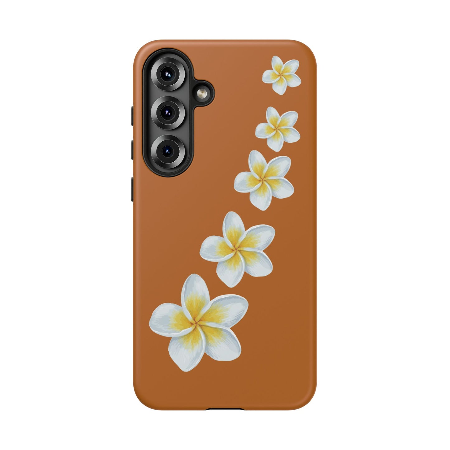 Flower Me Orange Durable Phone Cases