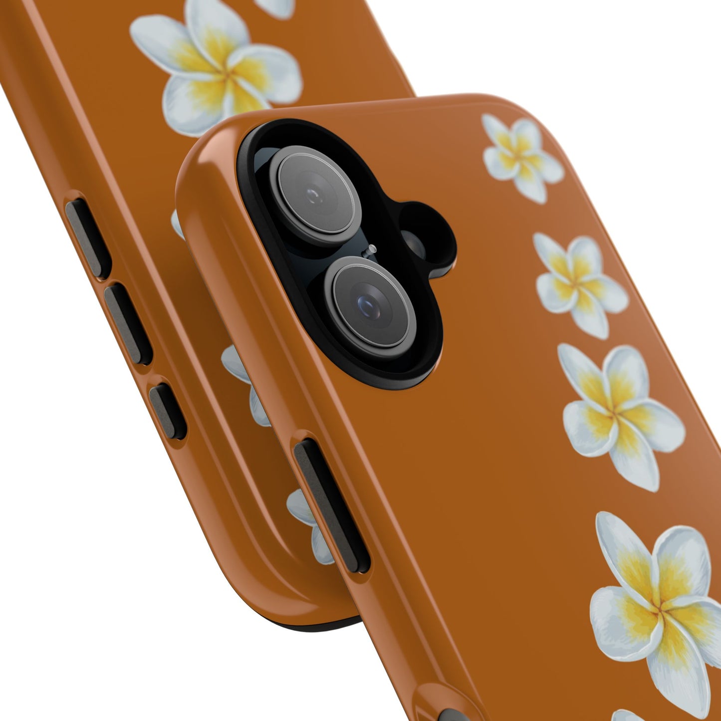 Flower Me Orange Durable Phone Cases