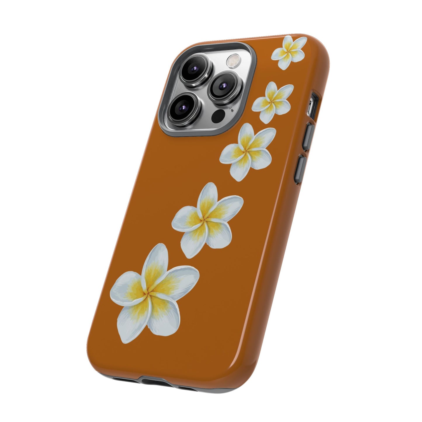 Flower Me Orange Durable Phone Cases