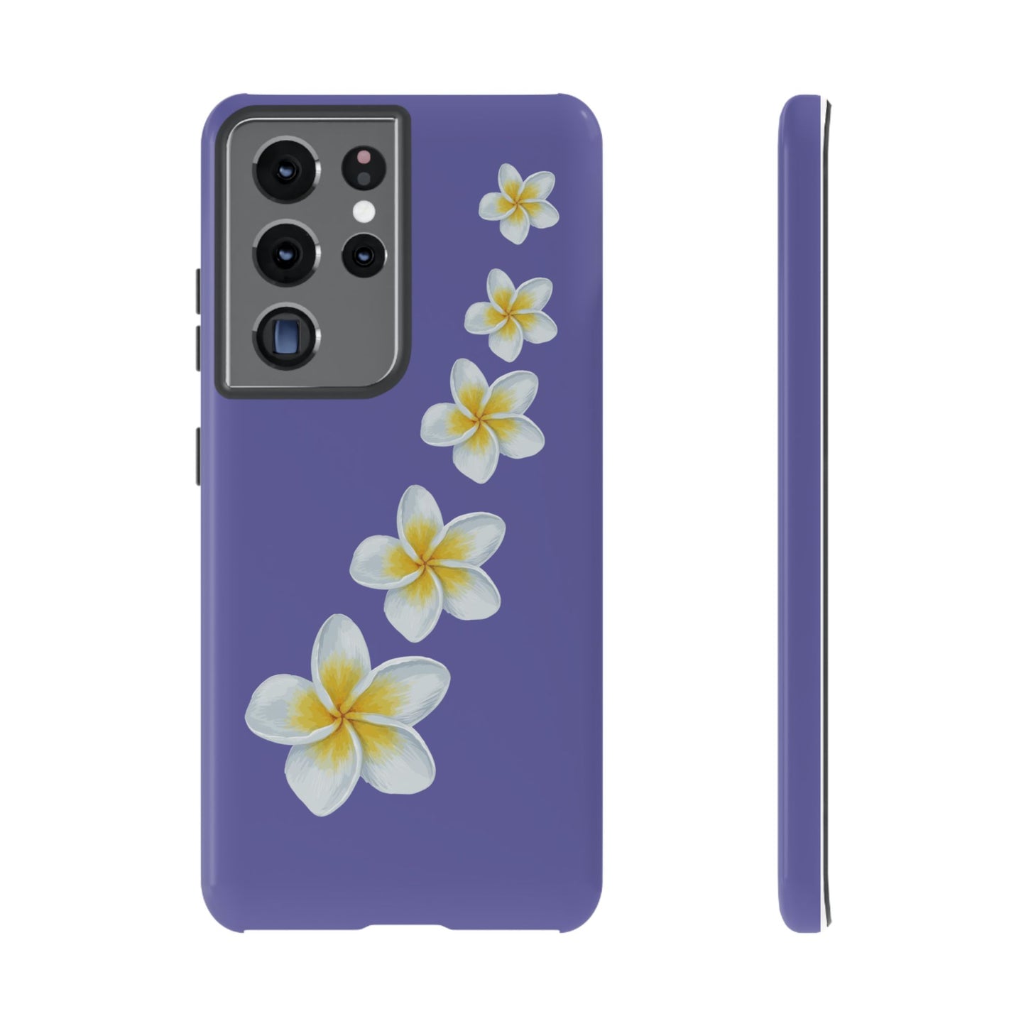 Flower Me Indigo Durable Phone Case