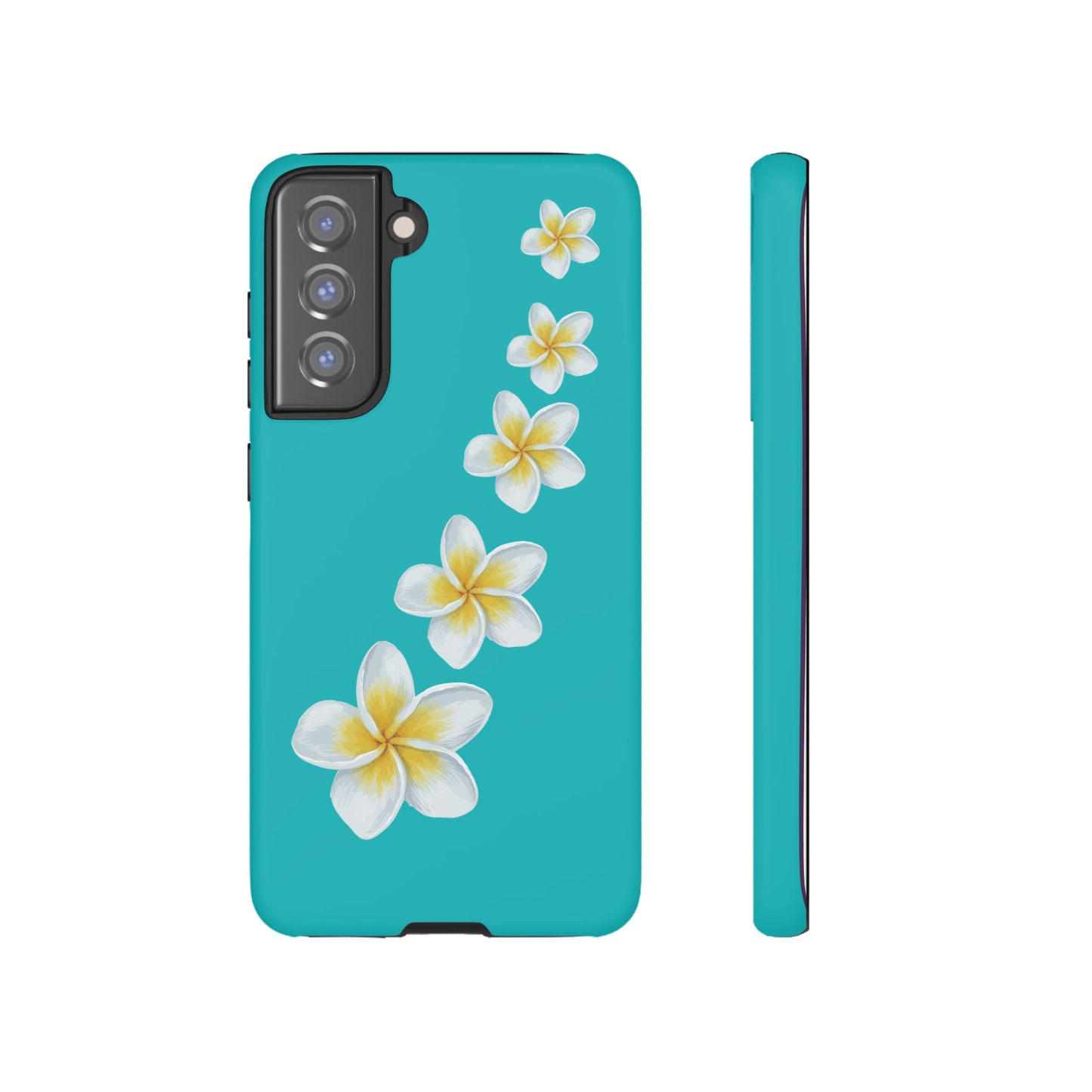Flower Me Blue Durable Phone Case