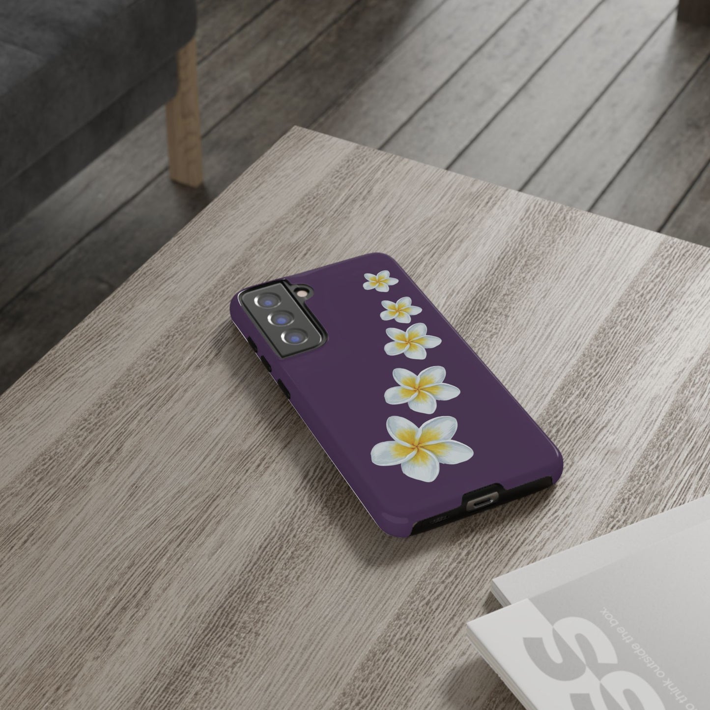 Flower Me Purple Durable Phone Case