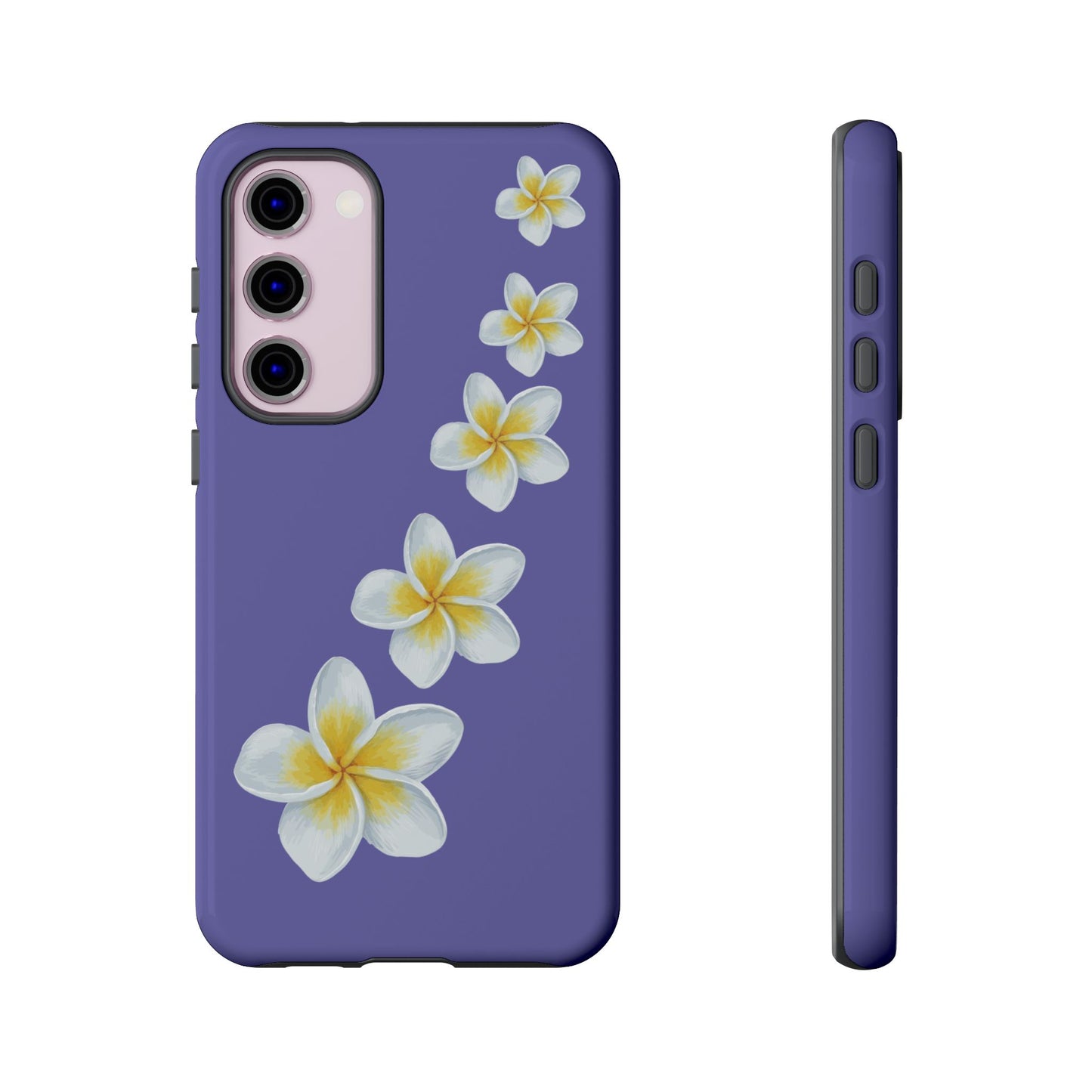 Flower Me Indigo Durable Phone Case