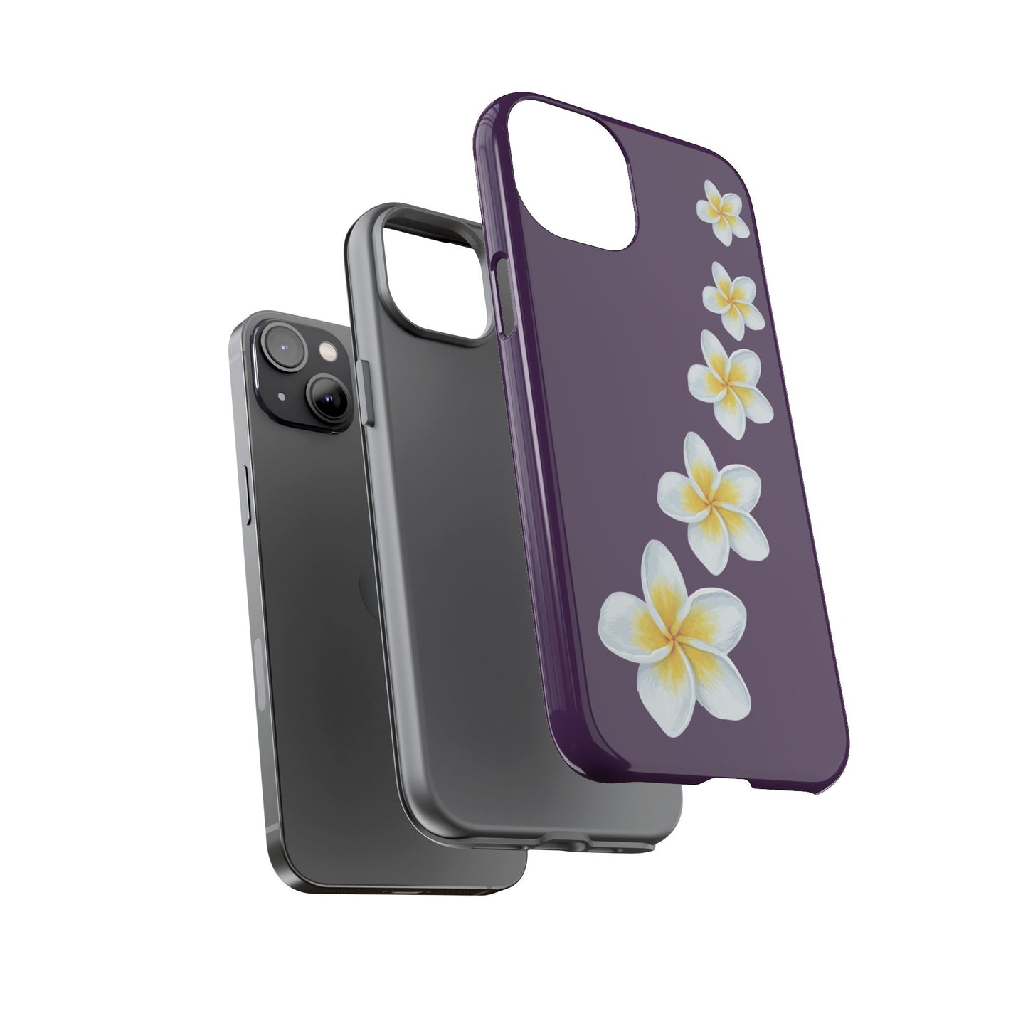 Flower Me Purple Durable Phone Case