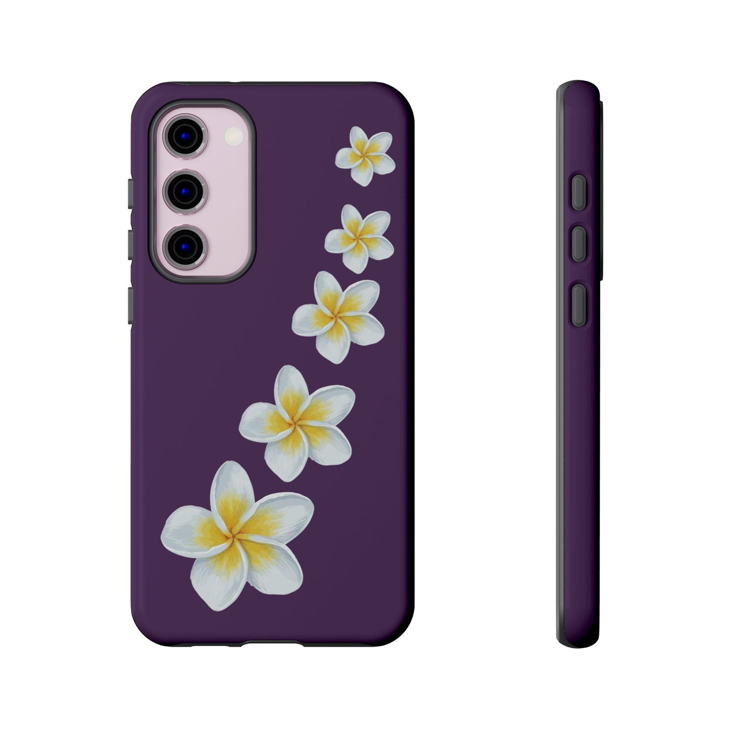 Flower Me Purple Durable Phone Case