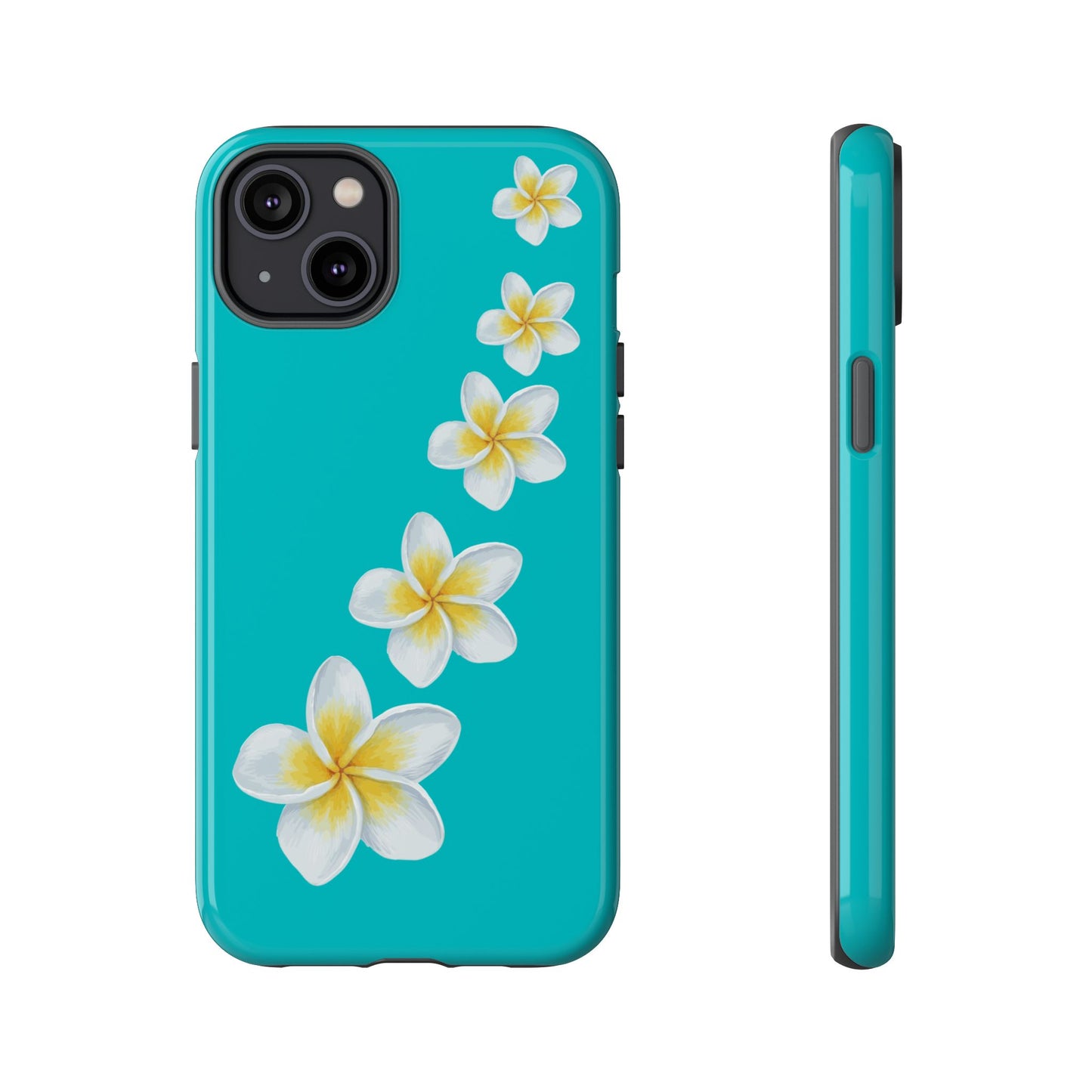 Flower Me Blue Durable Phone Case