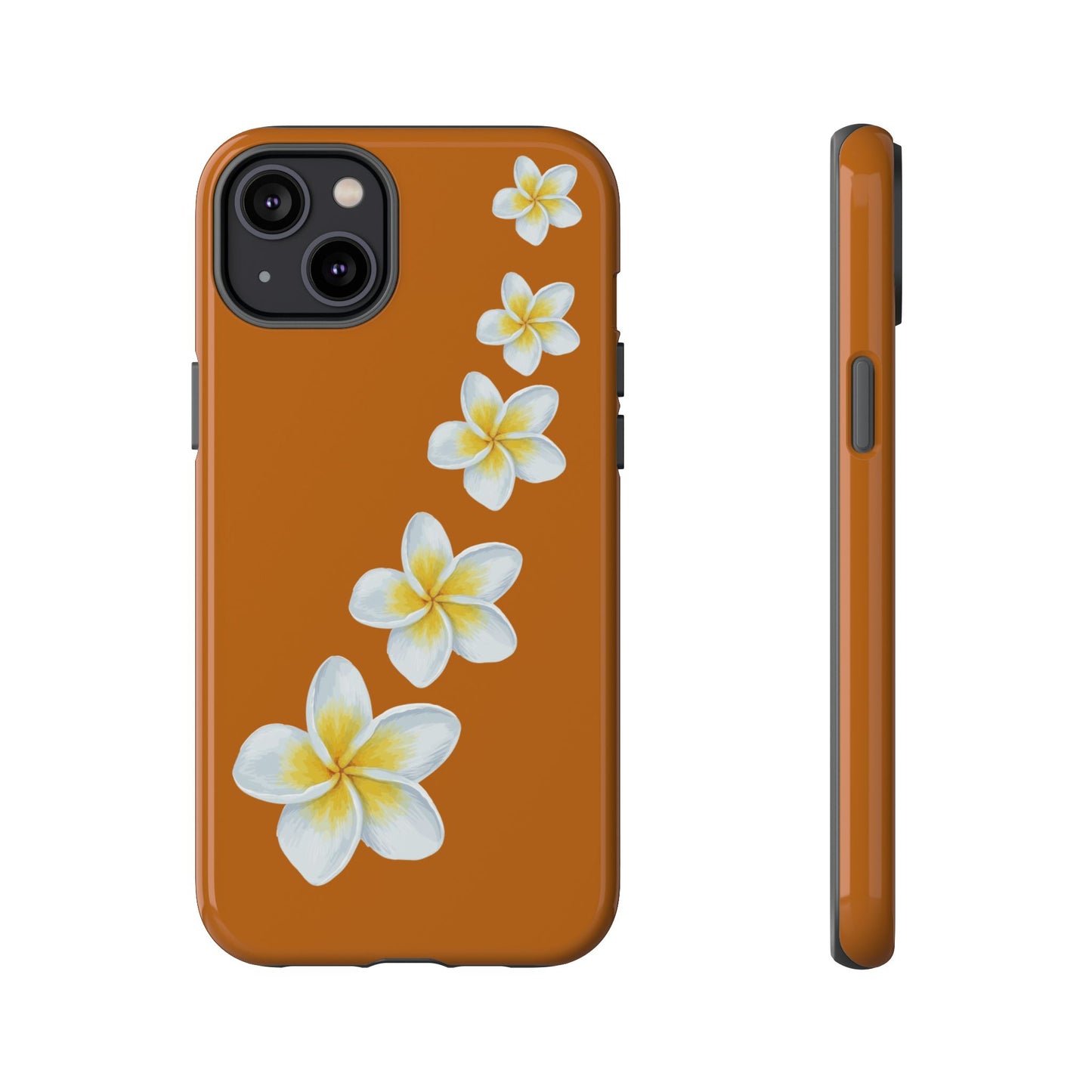 Flower Me Orange Durable Phone Cases