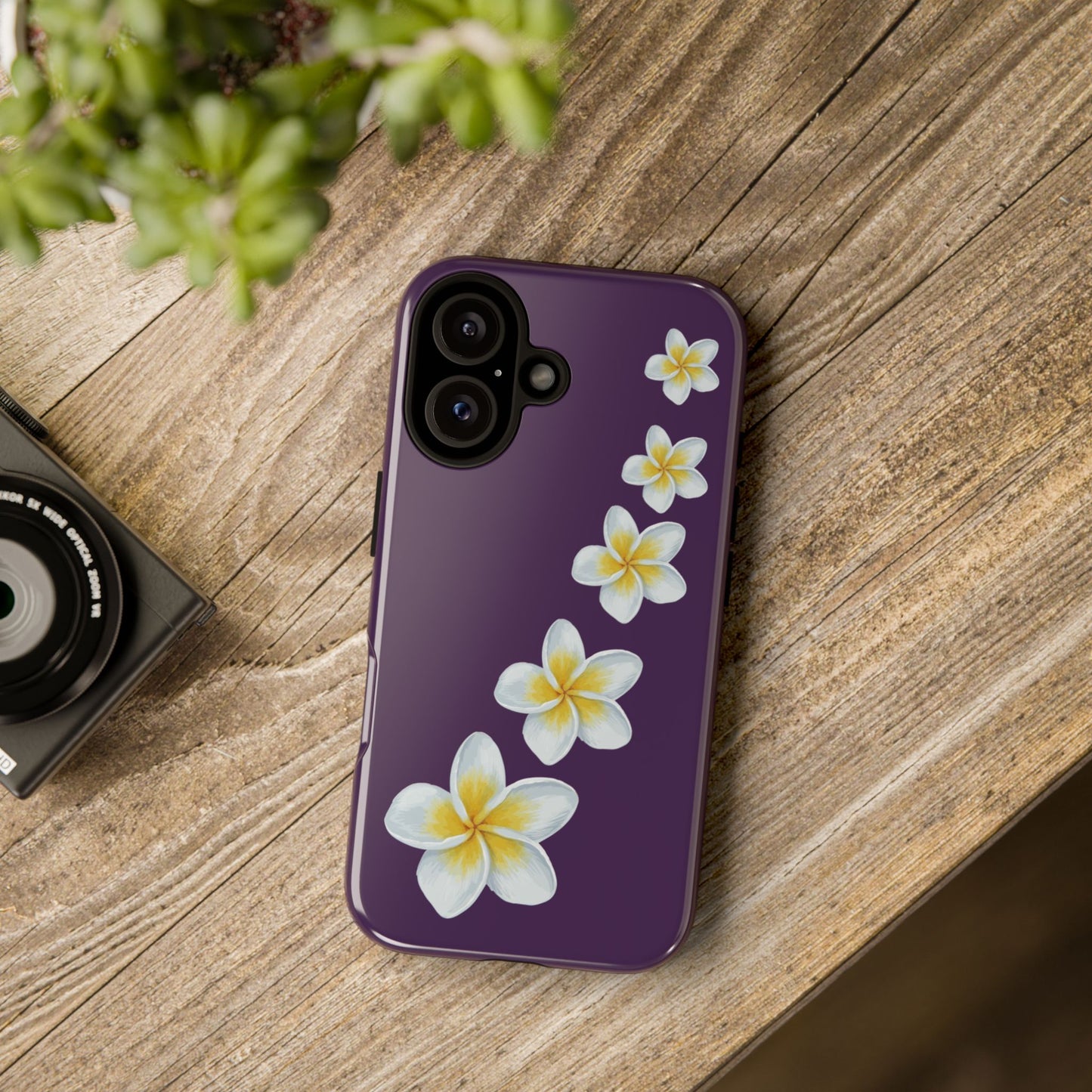 Flower Me Purple Durable Phone Case