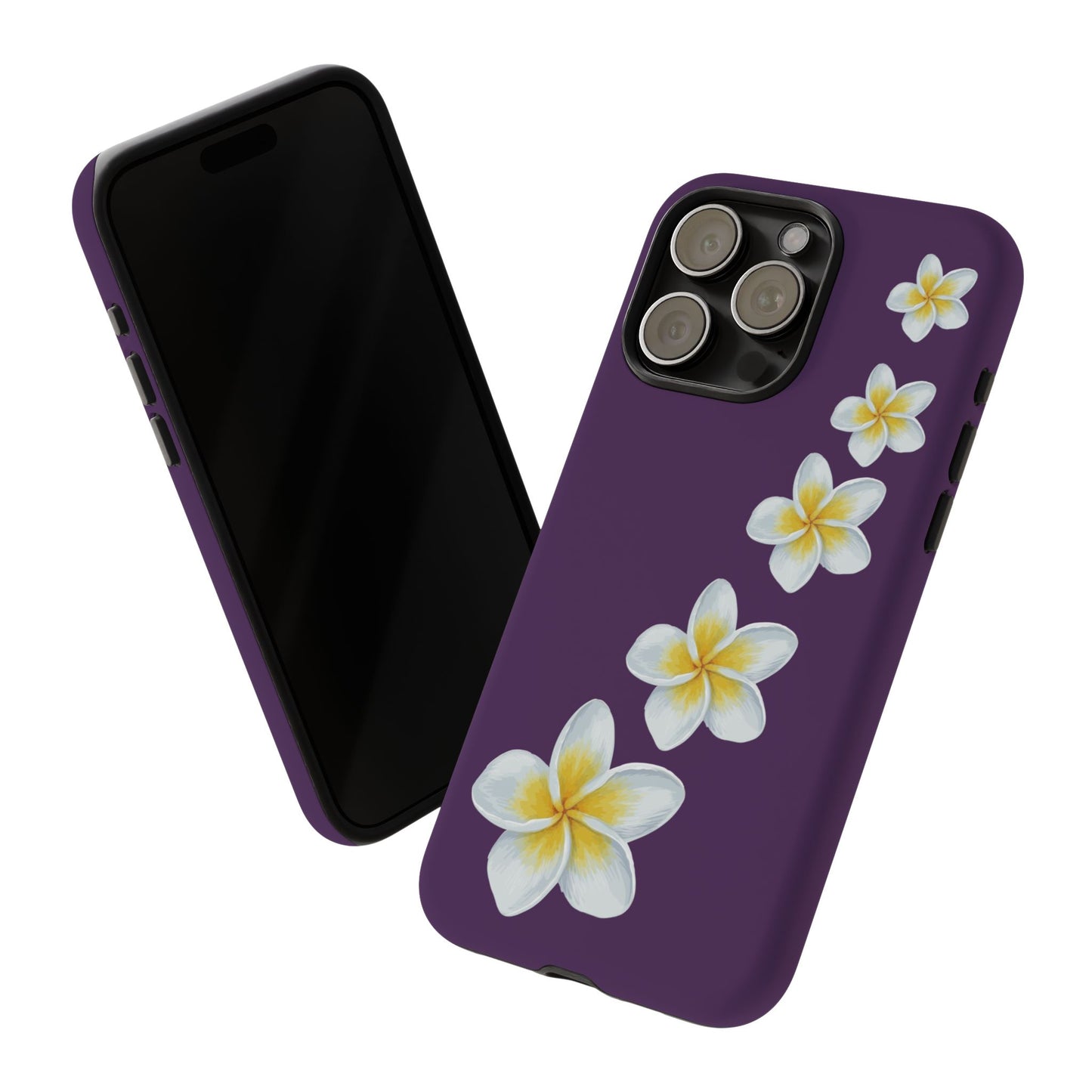 Flower Me Purple Durable Phone Case