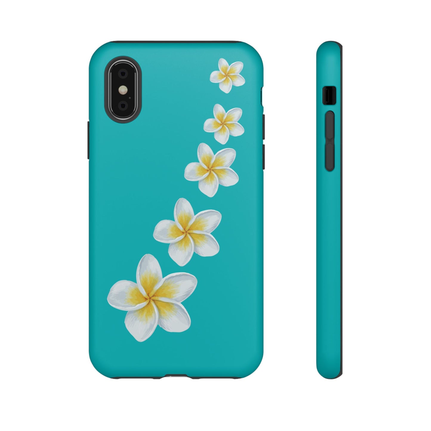 Flower Me Blue Durable Phone Case