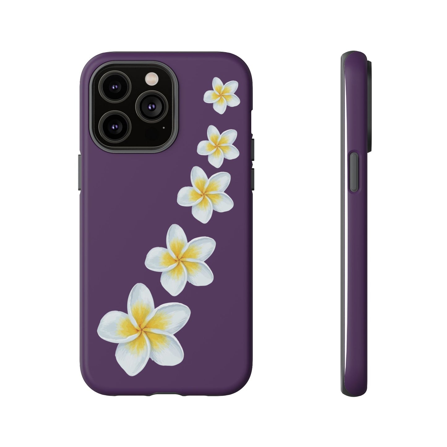 Flower Me Purple Durable Phone Case