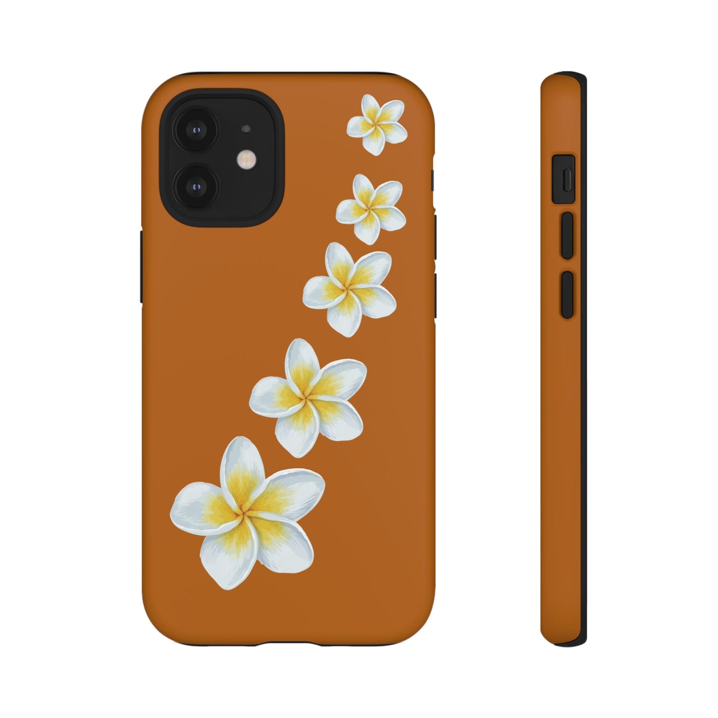 Flower Me Orange Durable Phone Cases