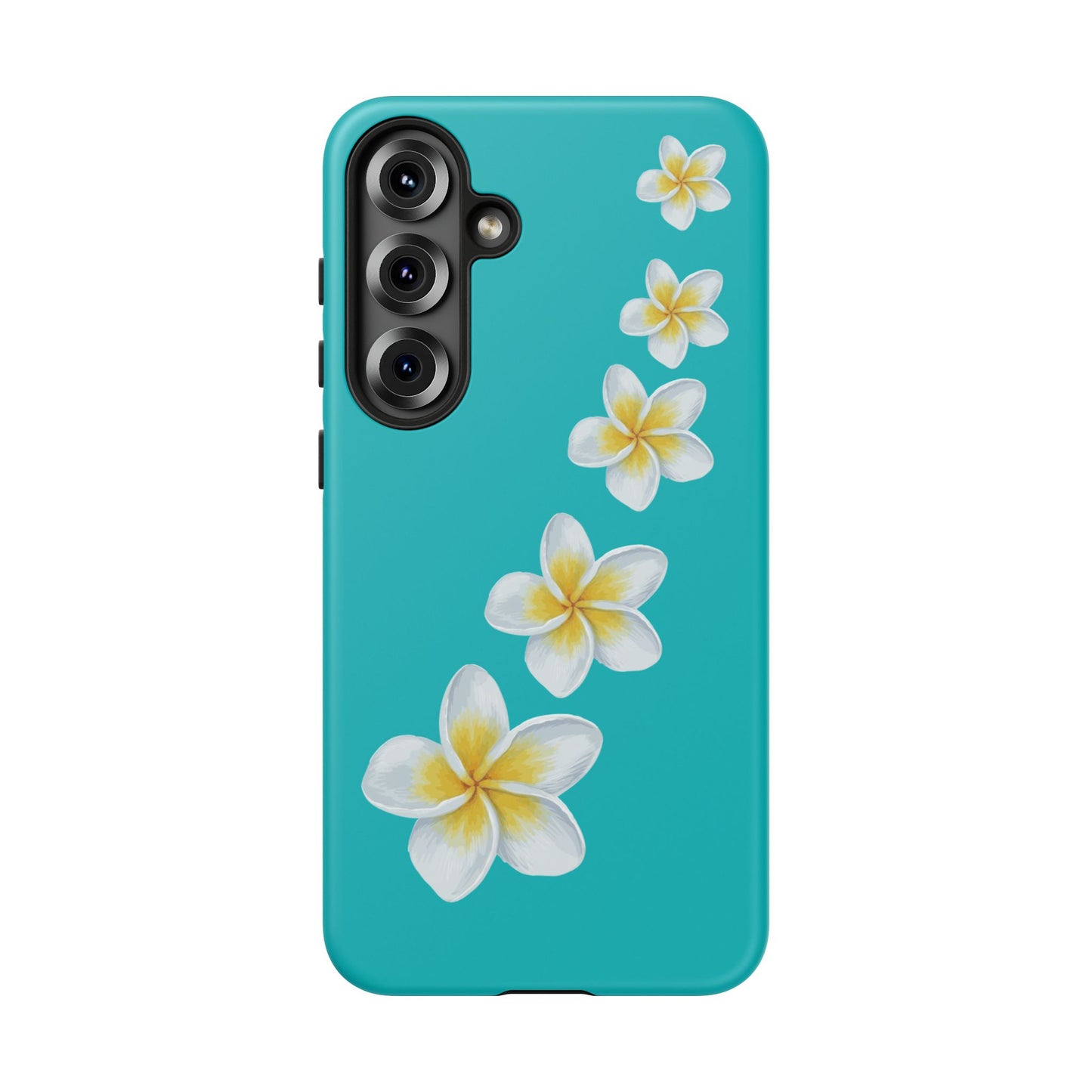Flower Me Blue Durable Phone Case