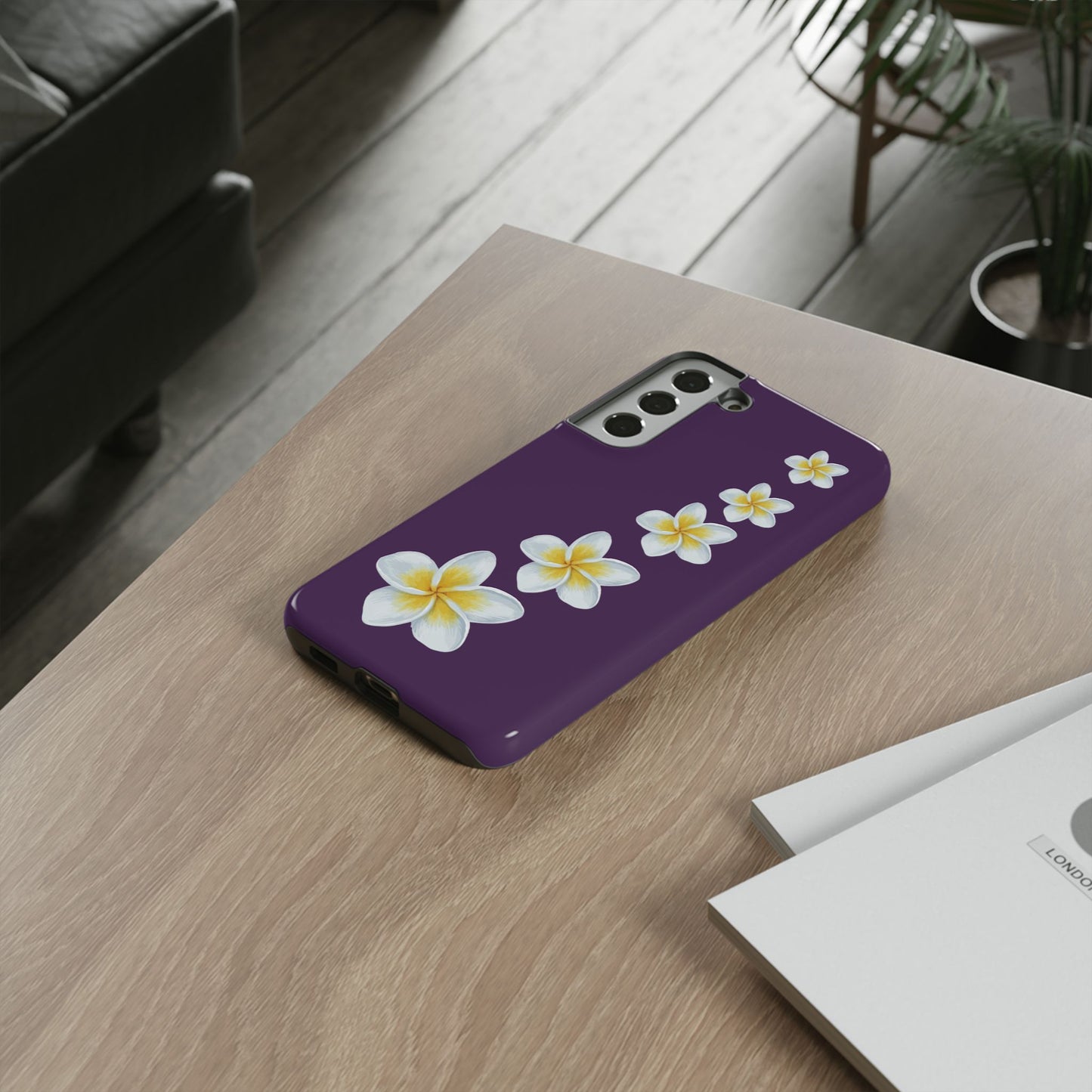 Flower Me Purple Durable Phone Case