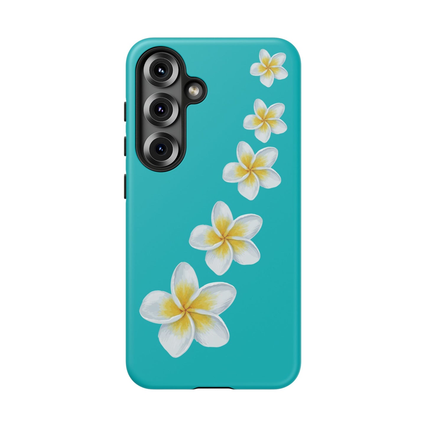 Flower Me Blue Durable Phone Case