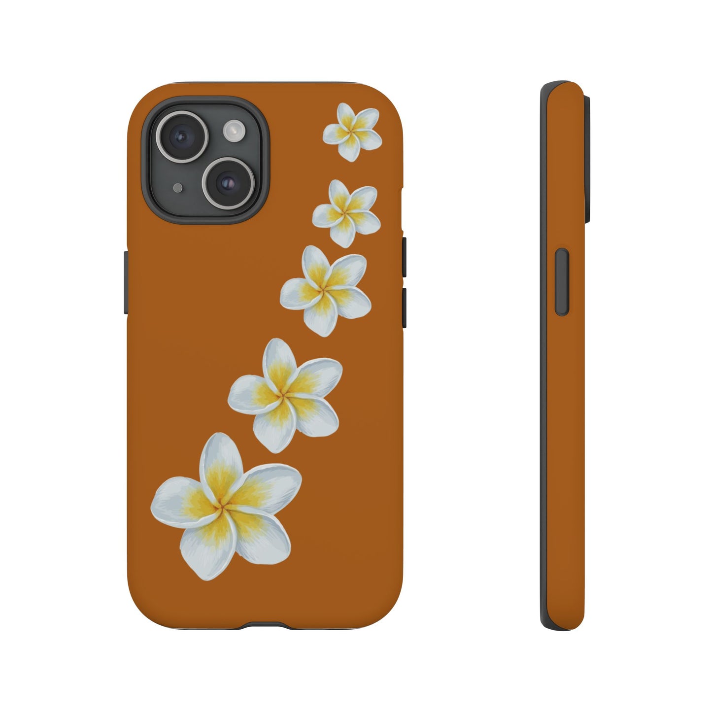 Flower Me Orange Durable Phone Cases