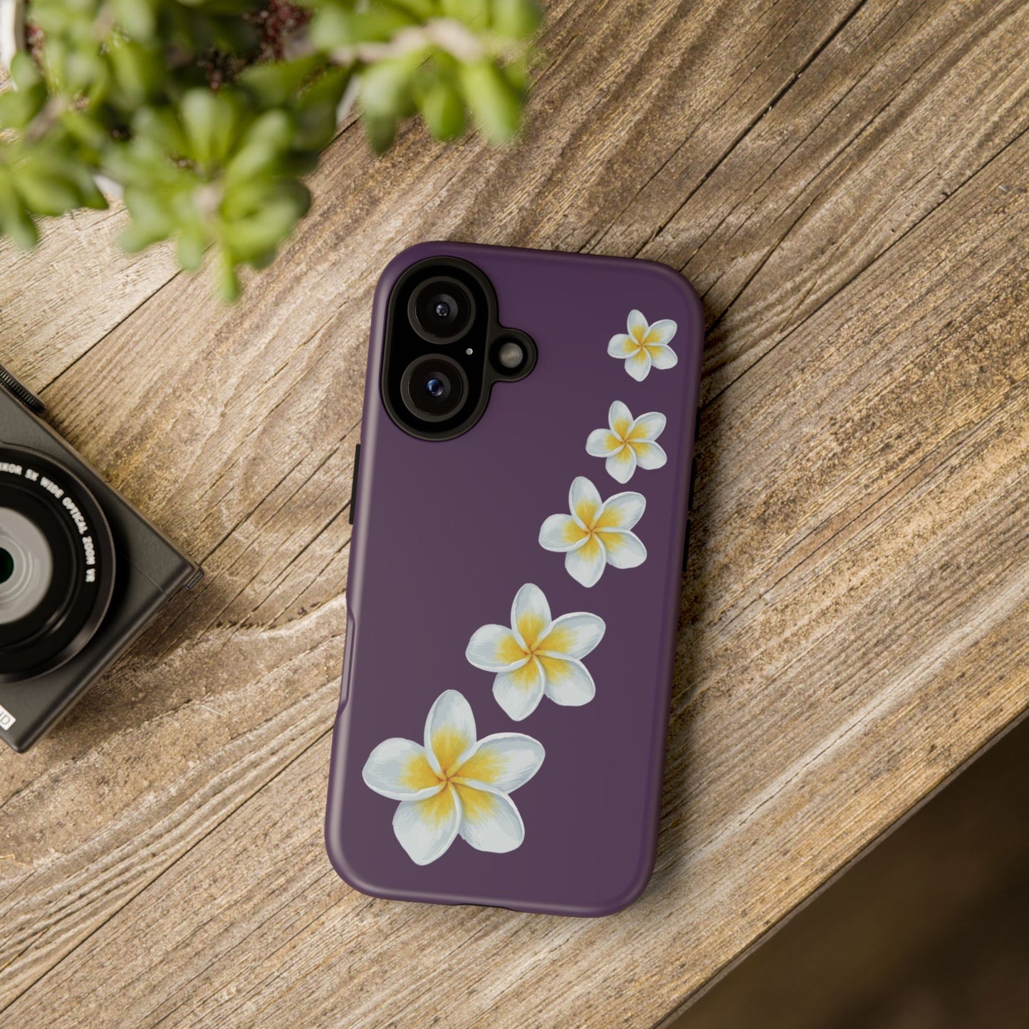 Flower Me Purple Durable Phone Case