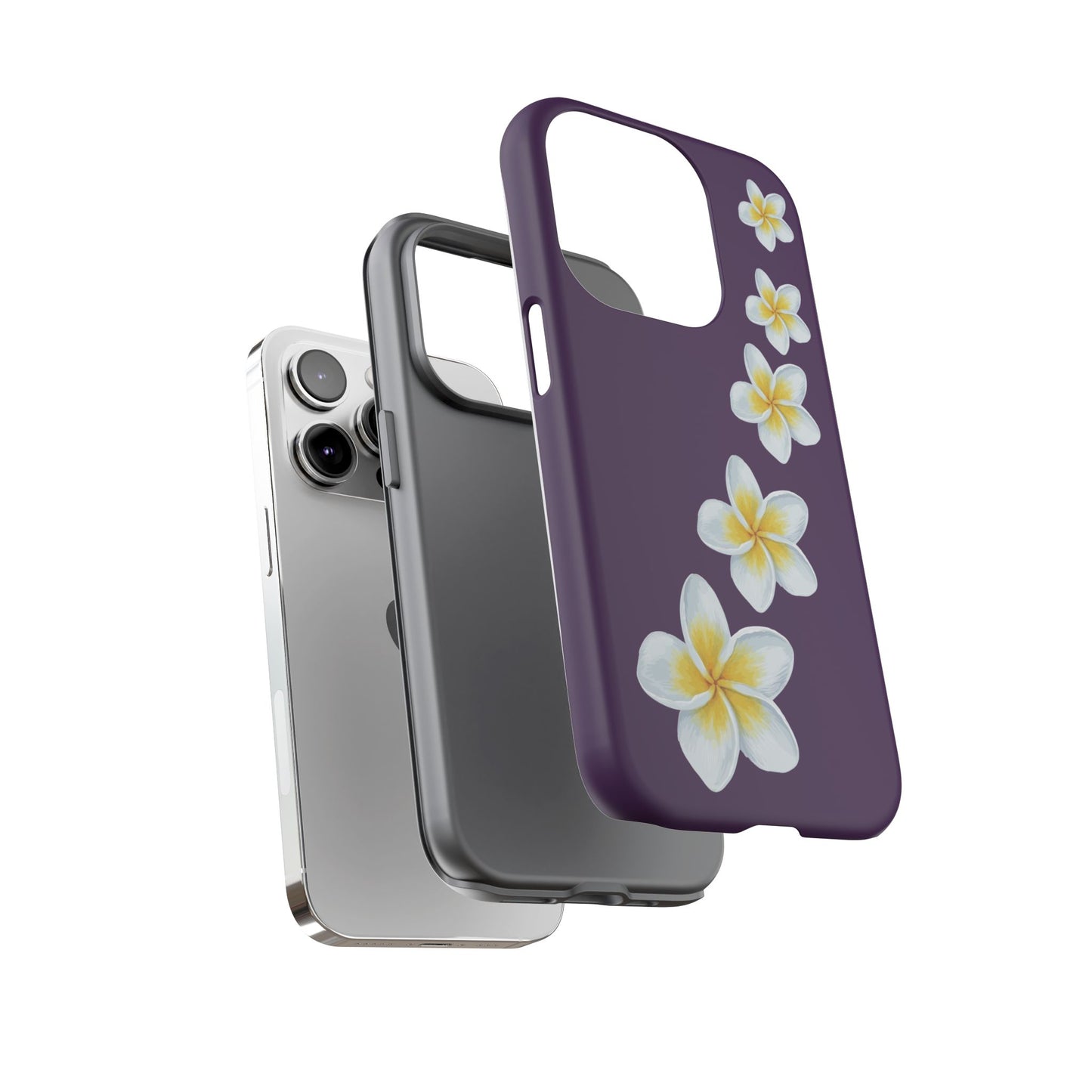 Flower Me Purple Durable Phone Case