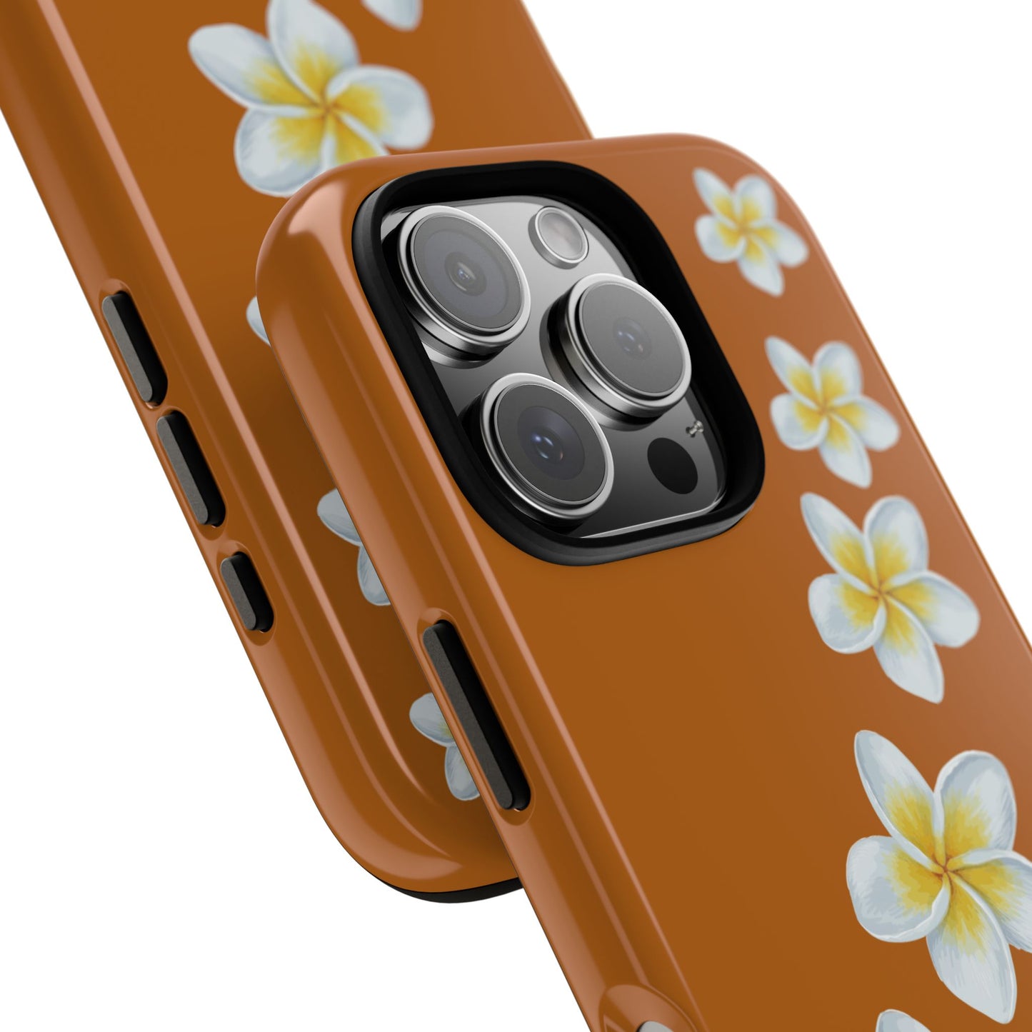 Flower Me Orange Durable Phone Cases