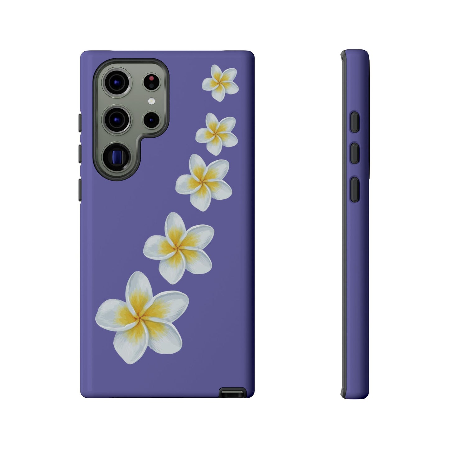 Flower Me Indigo Durable Phone Case