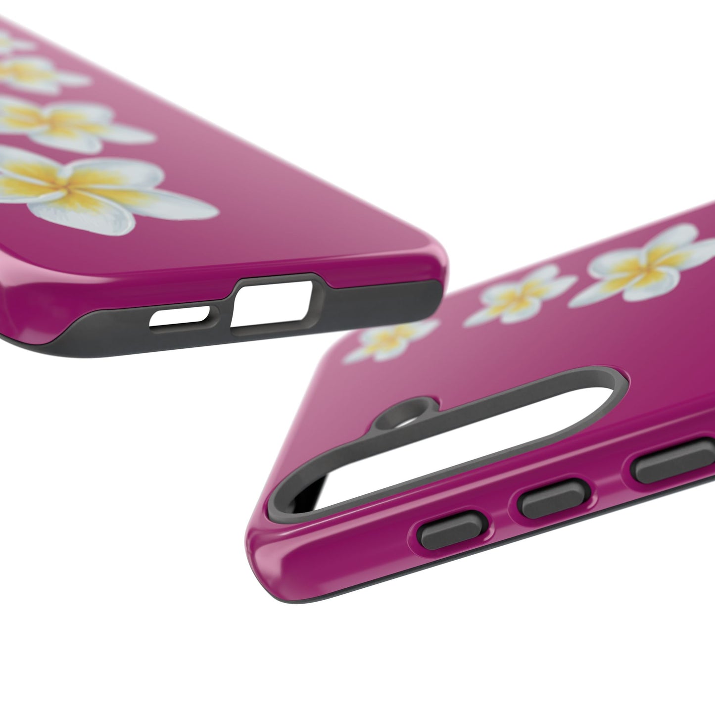 Flower Me Fuchsia Durable Phone Case