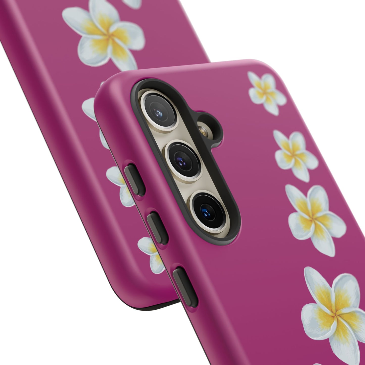 Flower Me Fuchsia Durable Phone Case