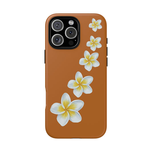Flower Me Orange Durable Phone Cases