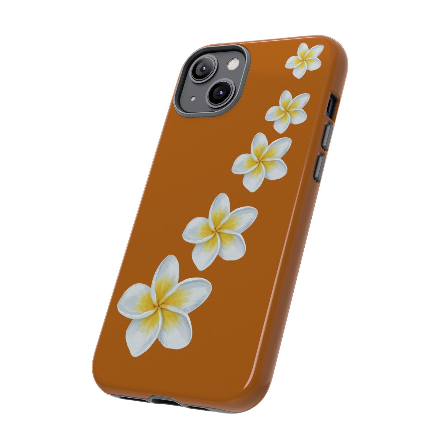 Flower Me Orange Durable Phone Cases
