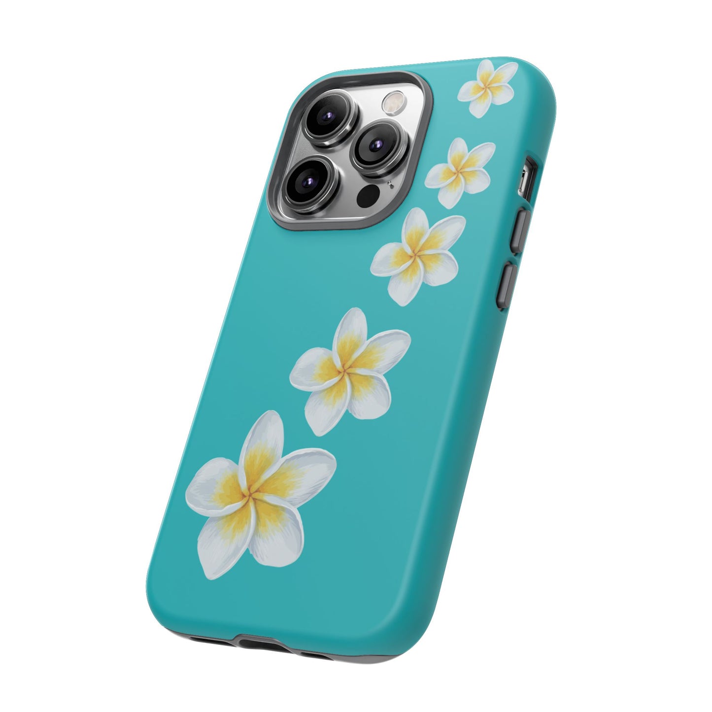 Flower Me Blue Durable Phone Case