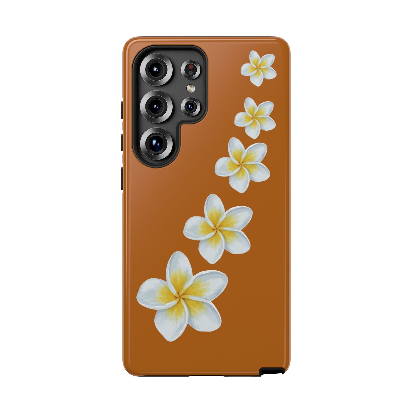 Flower Me Orange Durable Phone Cases