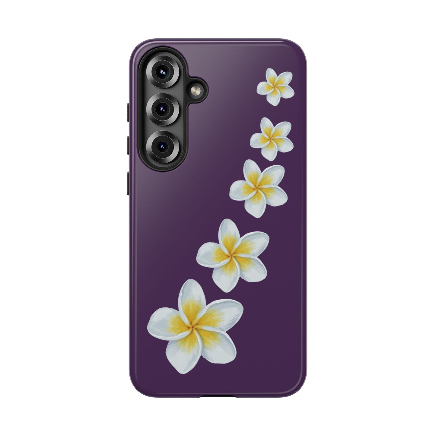 Flower Me Purple Durable Phone Case