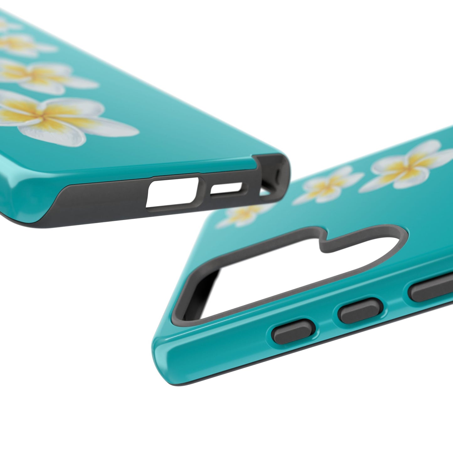 Flower Me Blue Durable Phone Case