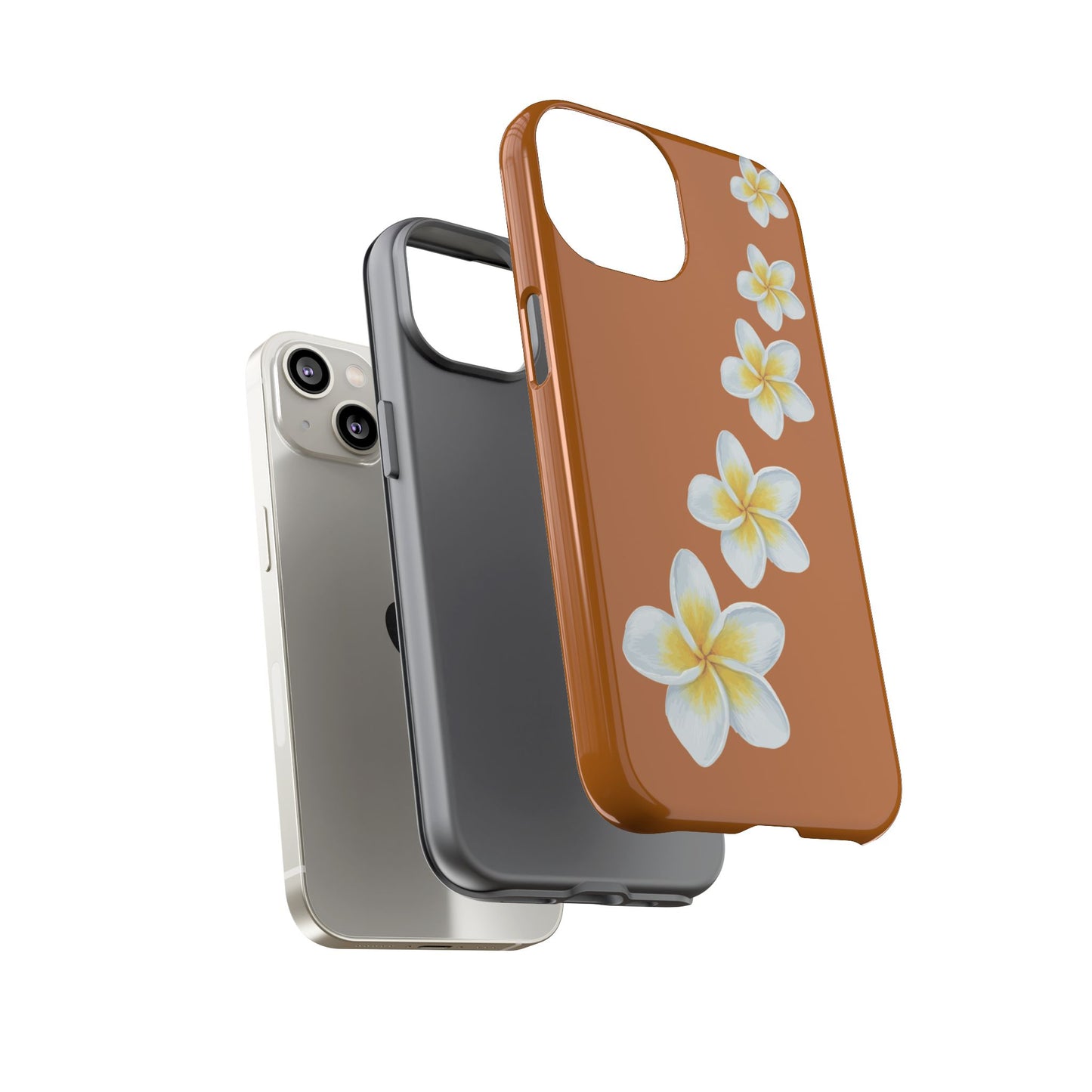 Flower Me Orange Durable Phone Cases
